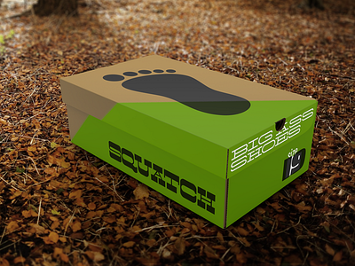 Squatch Box bigfoot fantasy halloween monster product sasquatch shoebox shoes