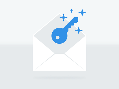 Magic Link email envelope key link magic