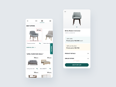 Product & catalogue design mobile ui ux web