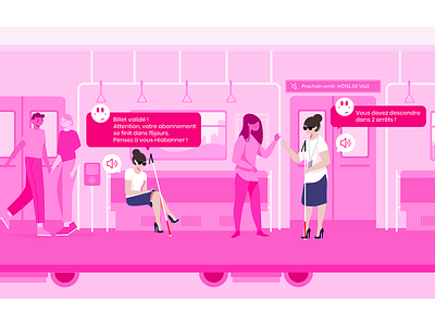 KEOLIS - Illustration campagne