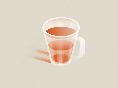 Tea cup drinks flat grain hot illustration isometric art tea