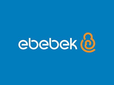 ebebek, logo design baby logo mother