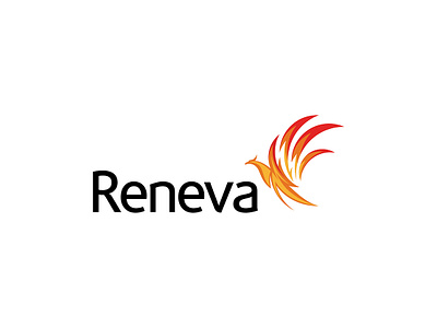 Reneva Collagen Protein Drink, Logo Design branding logo animal logo design phoenix