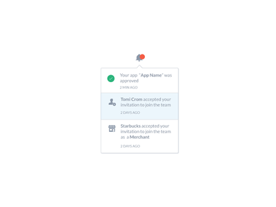 Notifications Dropdown