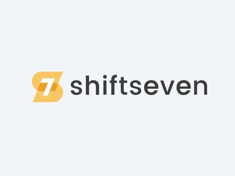 ShiftSeven Logo Animation motion gif loop shapes shiftseven motiongraphics logo motion logo animation