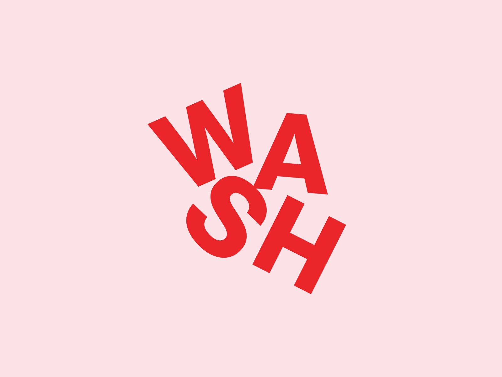 WASH® Logo animation animation branding harlem laundry logo logo animation logo reveal loop motion motion graphics nyc spinning spinning logo wash washing machine