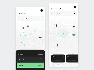 Taxi App app dailyui ride route taxi app uber uiux