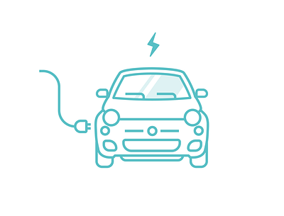 Electric Car Charging 02 car charging design electric illustration illustrator ui vector