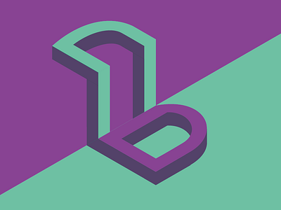 #Typehue 2: B 3 d b design geometric type typography