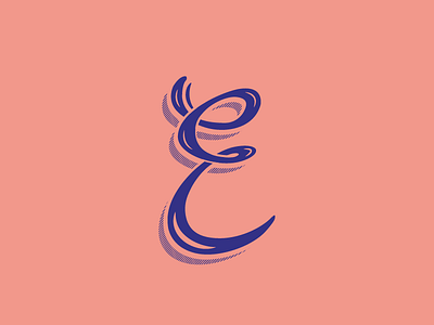 #Typehue Week 5: E design e illustration logo monogram type typehue typography