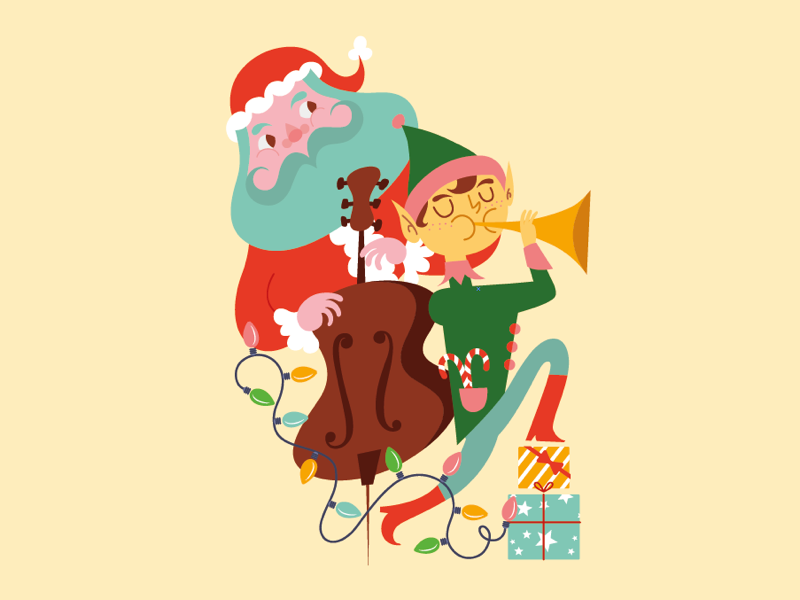 Christmas Cheer by Barbara Brunner on Dribbble