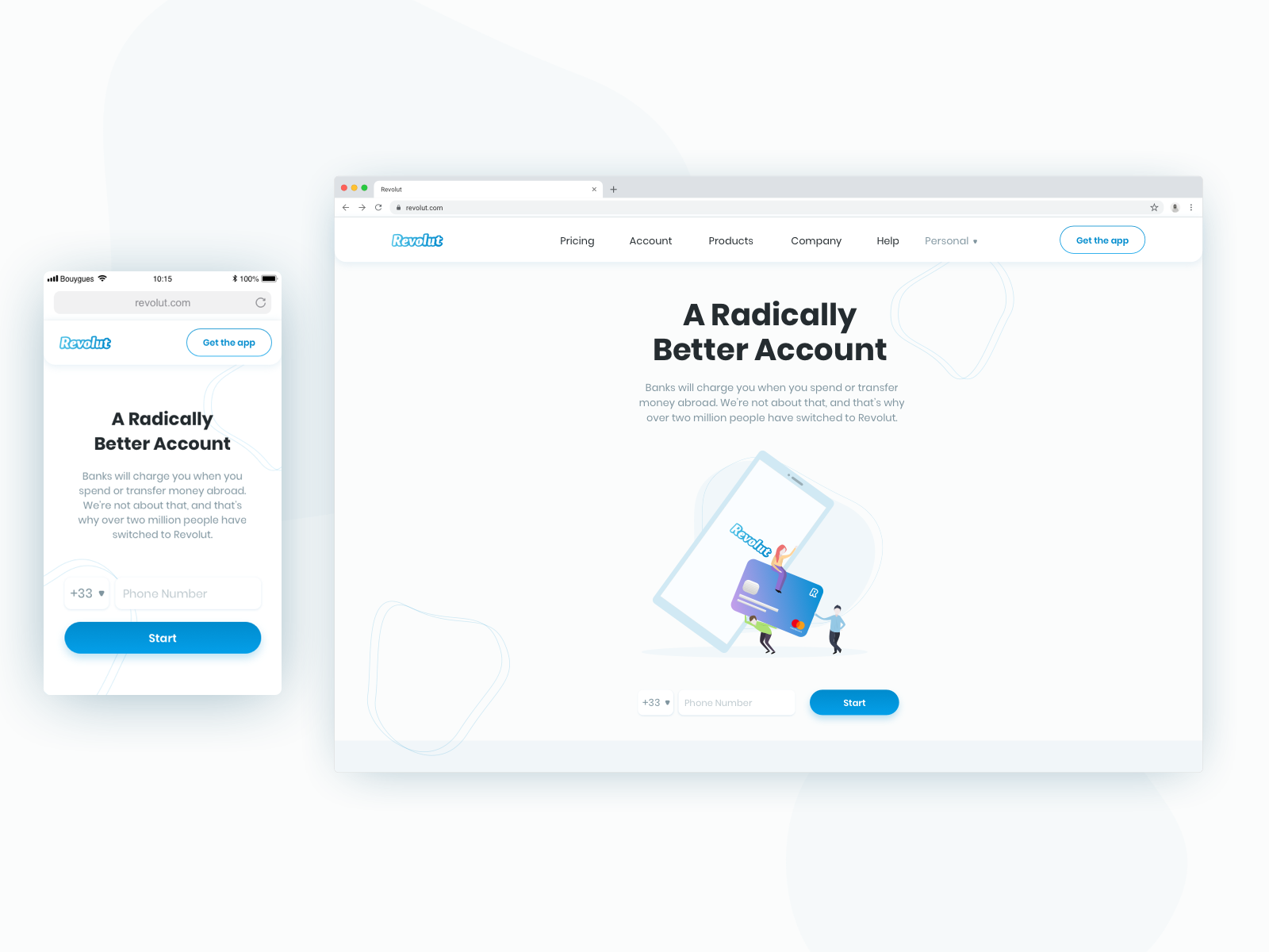 Revolut - Landing Page by Ssilbi NG on Dribbble