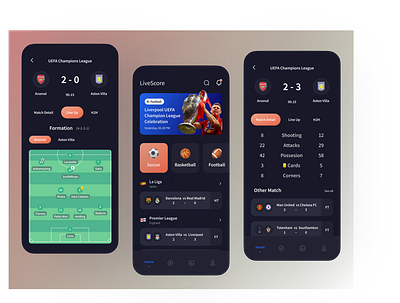 Spherical mobile application figma graphic design ui