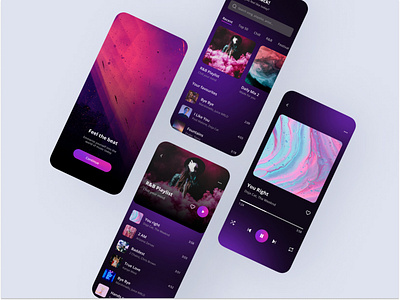 Music Mobile App UI by Alaa abu suliman on Dribbble