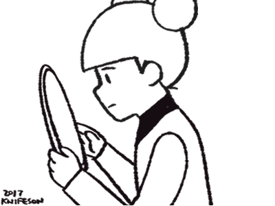 Mirror 2d animation gif