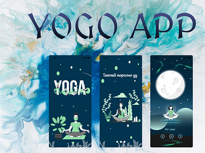 Yogo Application app design mobile application ui ux