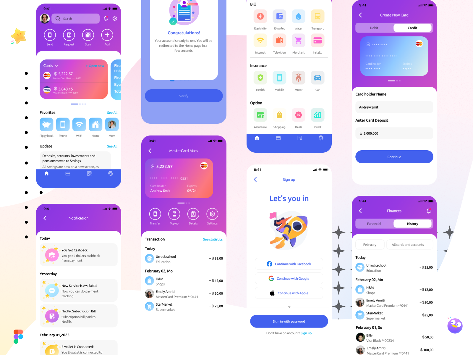 Mobile Banking App by Liliya Kasimova on Dribbble