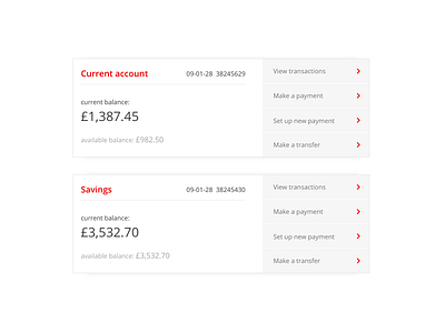 Account balance