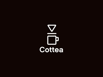 Cottea's logo branding coffee coffee shop design icon japan logo tea tokyo ui