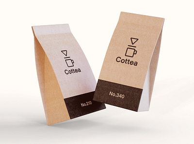 Cottea, the packaging branding coffee coffee shop design japan logo packaging packaging design shop tea tokyo