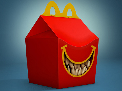 Happy Meal 3d cinema 4d happymeal mcdonalds photoshop