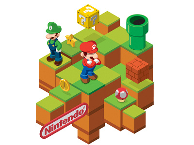 Isometric Mario Bros