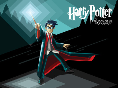 Harry Potter 3 2d harrypotter illustration pop culture vector