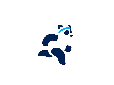 Running panda