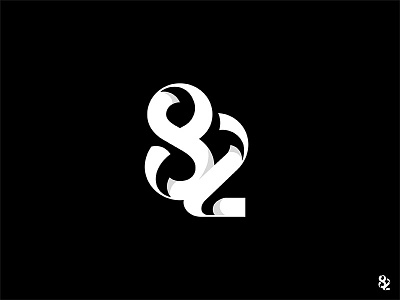 82 2 8 82 logo logotype mark monogram