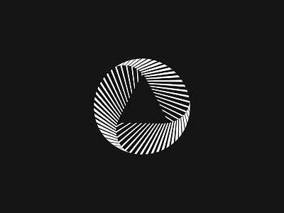 Circle circle geometric lines logo logotype mark triangle