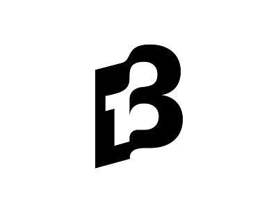 B13 13 2d b b 13 branding identity letter line logo logotype mark monogram negativespace type typography
