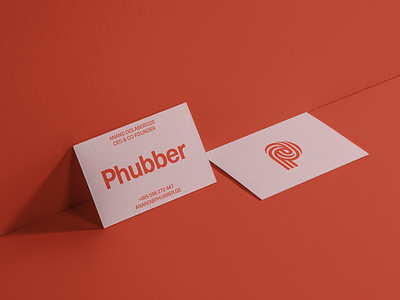 Phubber branding business card design identity illustration logo logotype mark monogram p typography