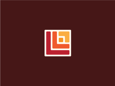 Liftomatic Elevator Company 60 70 brand branding geometric logo maroon orange red retro throwback yellow