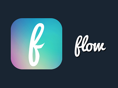 Flow icon concept app