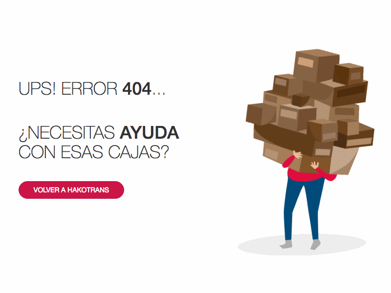 404 Hakotrans 404 animation design error move web website