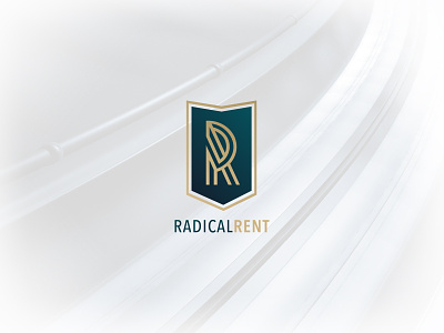 Radical Rent brading brand car identity logo luxury race radical rent
