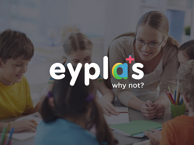 Logo for Eyplas art brand branding color colorful creative design gradient identity logo logotype visual identity