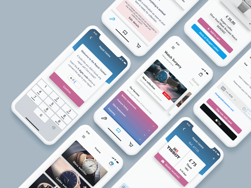 Watch Surgery Mobile App by Ivano Aquilano on Dribbble