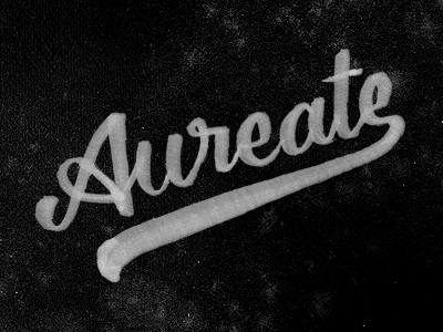 Aureate Script Rough 01 - GIF blksmith handmade lettering script smith type