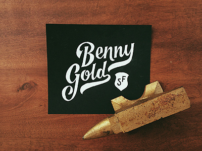 Off to San Fran - Benny Gold bennygold blksmith handmade lettering sanfran sf smith type