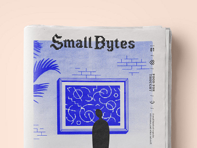 Small Bytes Issue 01 dropbox internet newspaper print zine