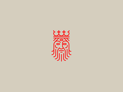 Unused King blksmith king logo mark