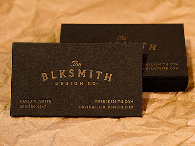 BlkSmith Design Co. Cards