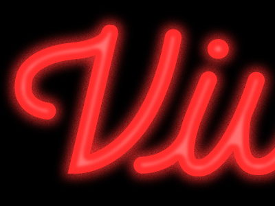 Viva Neon lettering smith type typography