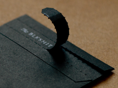BlkSmith Leave Behind 1 blksmith design handmade leave behind paper tear away