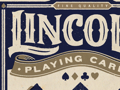 Lincoln Card Co. 1 blksmith cards illustration lettering lincoln texture type