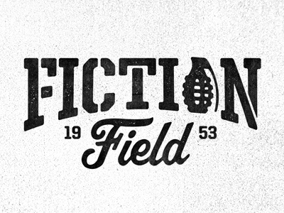 Fictionfield 1953 blksmith fictionfield lettering smith texture type typography