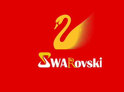 swarovski logo design branding business logo design graphic design illustration logo logo design minimalist minimalist logo