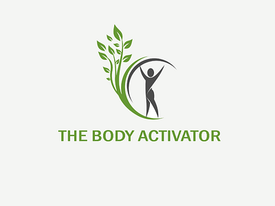 THE BODY ACTIVATOR branding design graphic design illustration logo logo design minimalist logo vector