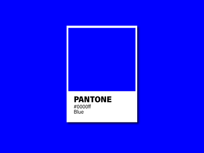 Blue/Pantone